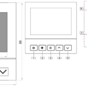 Alternative view of Термостат собен со дисплеј КАС