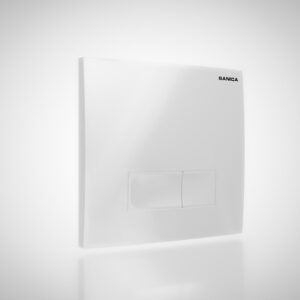 Типка за уградно казанче Sanica P04 Бела