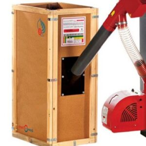 Резервоар за пелети дрвен 80 кг