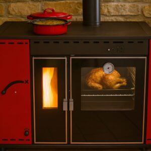 Шпорет на пелети со опција за дрва NATURAL AIR COOKER